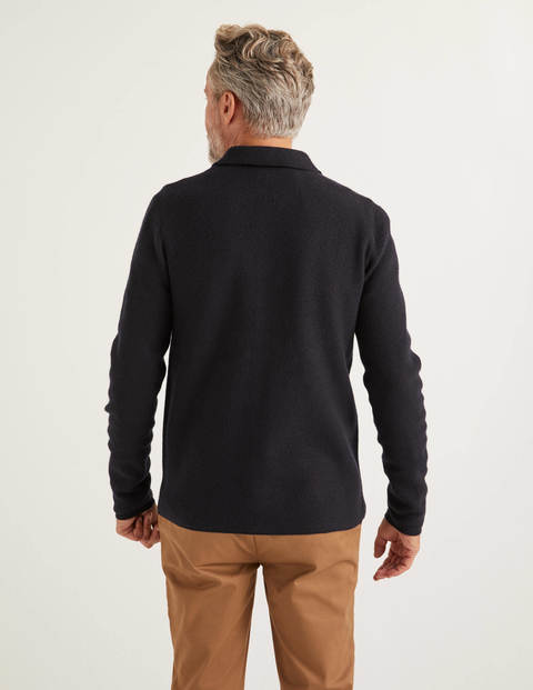 Farley Strickjacke Aus Merinowolle - Navy Farley Strickjacke Aus Merinowolle - Navy