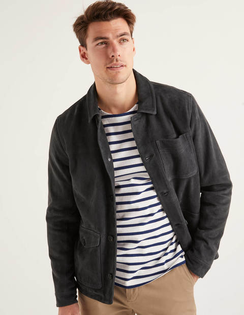 Cavendish Suede Jacket - Charcoal Cavendish Suede Jacket - Charcoal