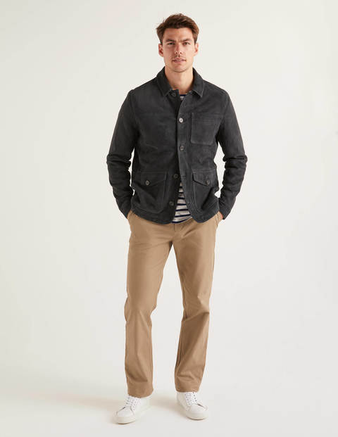 Cavendish Suede Jacket - Charcoal Cavendish Suede Jacket - Charcoal