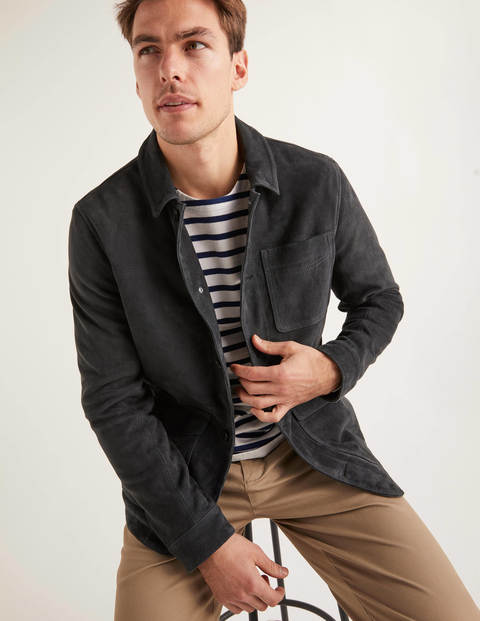 Cavendish Suede Jacket - Charcoal Cavendish Suede Jacket - Charcoal