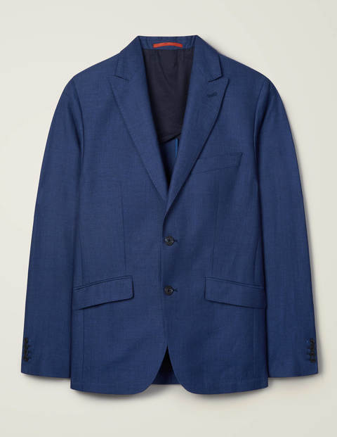 Belgravia Linen Blazer - Blue Herringbone Belgravia Linen Blazer - Blue Herringbone