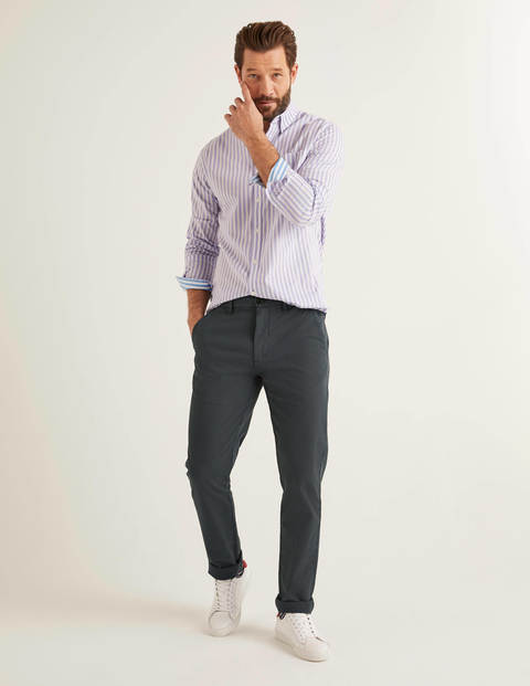 Lightweight Slim Chinos - London Grey Lightweight Slim Chinos - London Grey