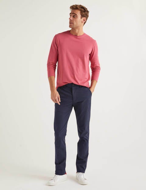 Lightweight Slim Chinos - Navy Lightweight Slim Chinos - Navy