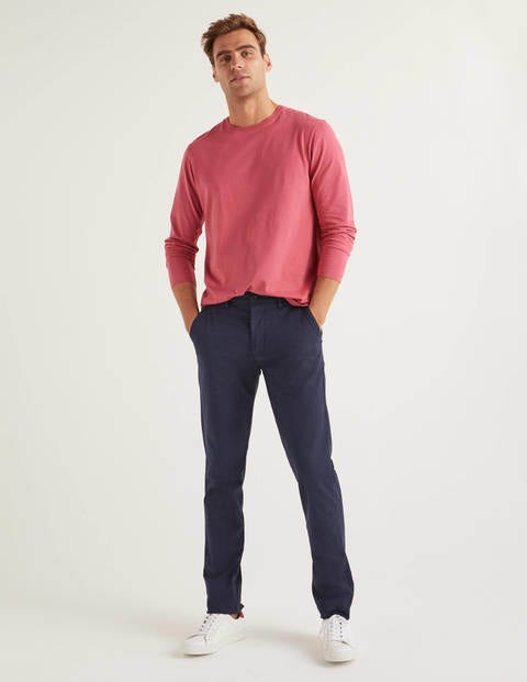 Lightweight Slim Chinos - Navy Lightweight Slim Chinos - Navy