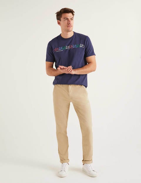 Leichte Schmale Chino-Hose - Steingrau Leichte Schmale Chino-Hose - Steingrau