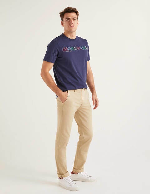 Leichte Schmale Chino-Hose - Steingrau Leichte Schmale Chino-Hose - Steingrau