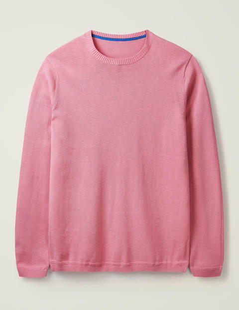Haddon Cotton Linen Crew - Formica Pink Haddon Cotton Linen Crew - Formica Pink