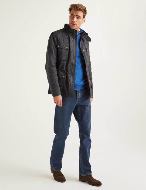 Albury Gewachste Jacke - Vulkangrau Albury Gewachste Jacke - Vulkangrau