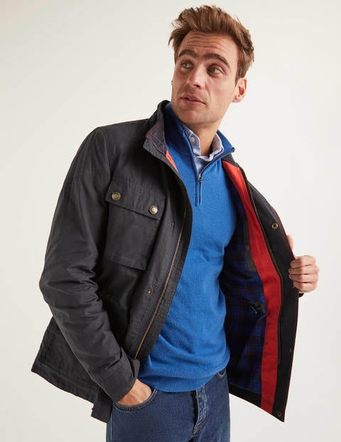 Albury Gewachste Jacke - Vulkangrau Albury Gewachste Jacke - Vulkangrau