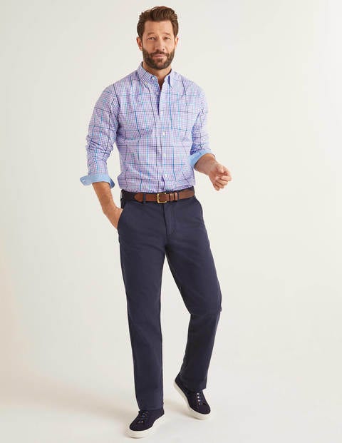 Chemise vichy en popeline - Vichy multi violet tendance Chemise vichy en popeline - Vichy multi violet tendance