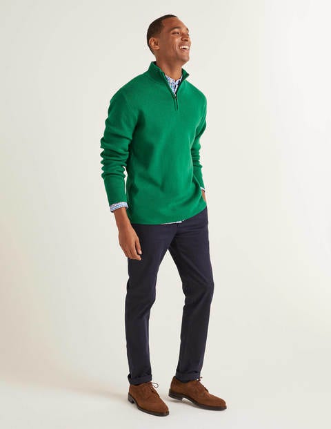 Morar Pullover Mit Halbem Reißverschluss - Paradiesgrün Morar Pullover Mit Halbem Reißverschluss - Paradiesgrün