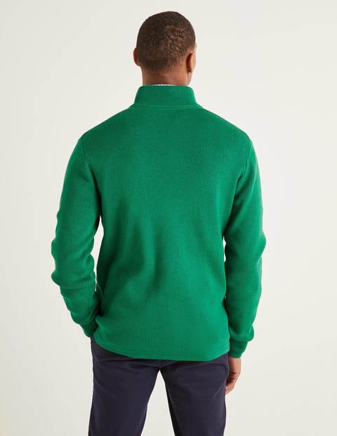 Morar Pullover Mit Halbem Reißverschluss - Paradiesgrün Morar Pullover Mit Halbem Reißverschluss - Paradiesgrün