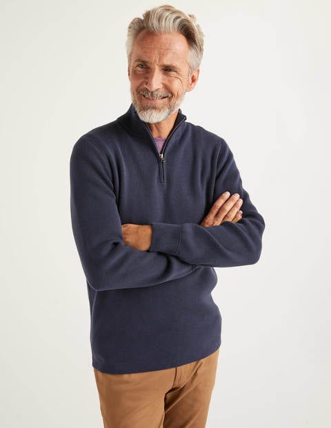 Morar Half-Zip - Light Navy Morar Half-Zip - Light Navy