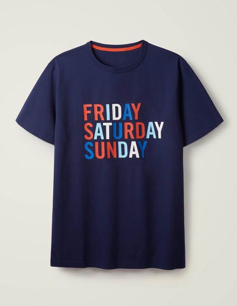 T-Shirt Mit Motiv - Langes Wochenende T-Shirt Mit Motiv - Langes Wochenende