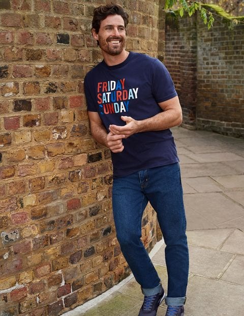 T-Shirt Mit Motiv - Langes Wochenende T-Shirt Mit Motiv - Langes Wochenende