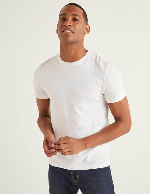 Vorgewaschenes T-Shirt - Weiß Vorgewaschenes T-Shirt - Weiß