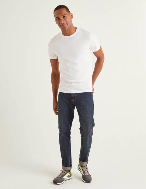 Vorgewaschenes T-Shirt - Weiß Vorgewaschenes T-Shirt - Weiß