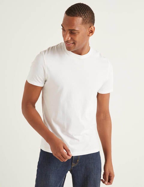 Vorgewaschenes T-Shirt - Weiß Vorgewaschenes T-Shirt - Weiß