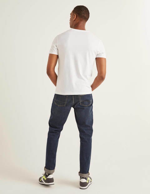 Vorgewaschenes T-Shirt - Weiß Vorgewaschenes T-Shirt - Weiß