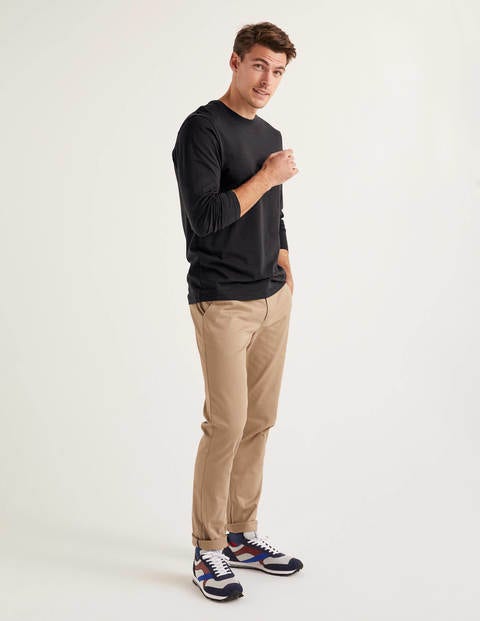 Long Sleeve Washed T-Shirt - Black Long Sleeve Washed T-Shirt - Black