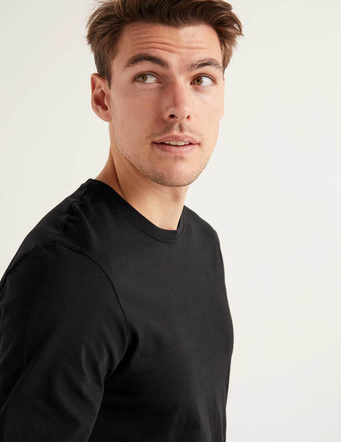 Long Sleeve Washed T-Shirt - Black Long Sleeve Washed T-Shirt - Black
