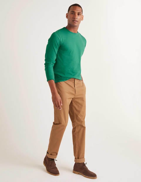 Long Sleeve Washed T-Shirt - Eden Green Long Sleeve Washed T-Shirt - Eden Green