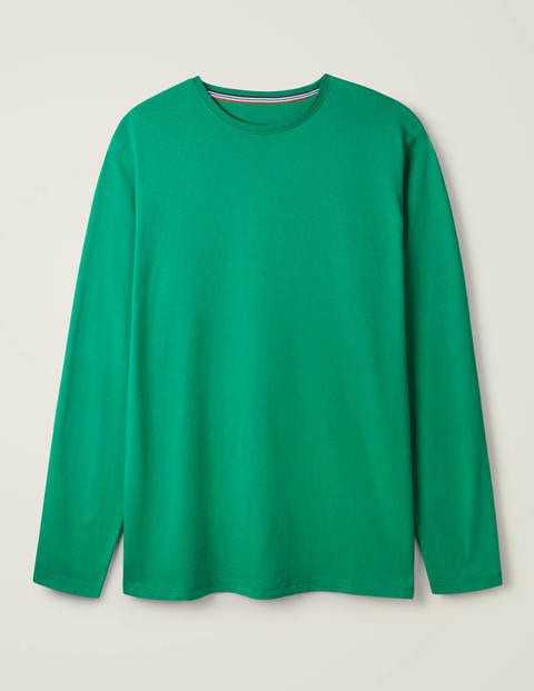 Long Sleeve Washed T-Shirt - Eden Green Long Sleeve Washed T-Shirt - Eden Green