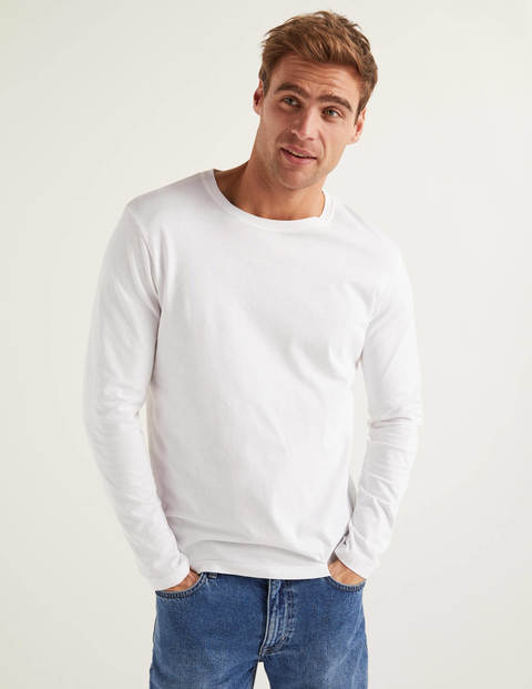 T-Shirt Manches Longues Délavé - Blanc T-Shirt Manches Longues Délavé - Blanc