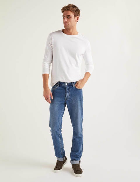 T-Shirt Manches Longues Délavé - Blanc T-Shirt Manches Longues Délavé - Blanc