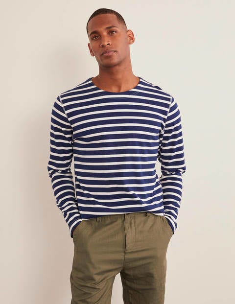 Chichester Matrosenpullover - Navy/Ecru, Gestreift Chichester Matrosenpullover - Navy/Ecru, Gestreift