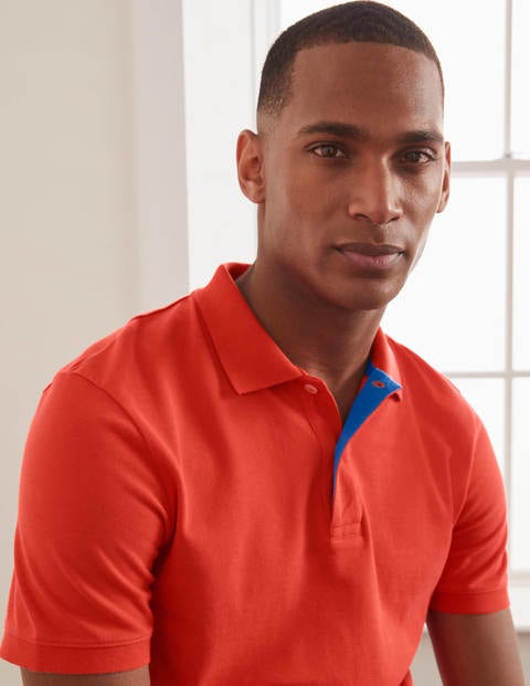 Piqué Polo - Tropical Coral Piqué Polo - Tropical Coral