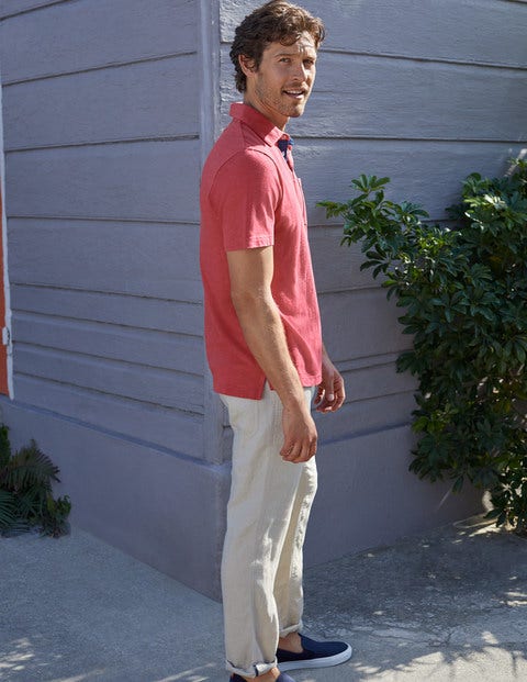 Slub Polo - Rose Blossom Slub Polo - Rose Blossom