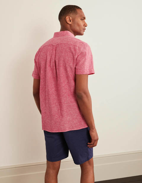 Malton Hemd mit kurzen Ärmeln - Amarant, Chambray Malton Hemd mit kurzen Ärmeln - Amarant, Chambray