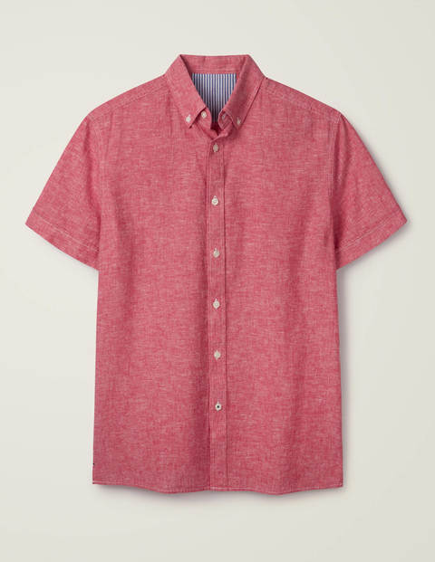 Malton Hemd mit kurzen Ärmeln - Amarant, Chambray Malton Hemd mit kurzen Ärmeln - Amarant, Chambray
