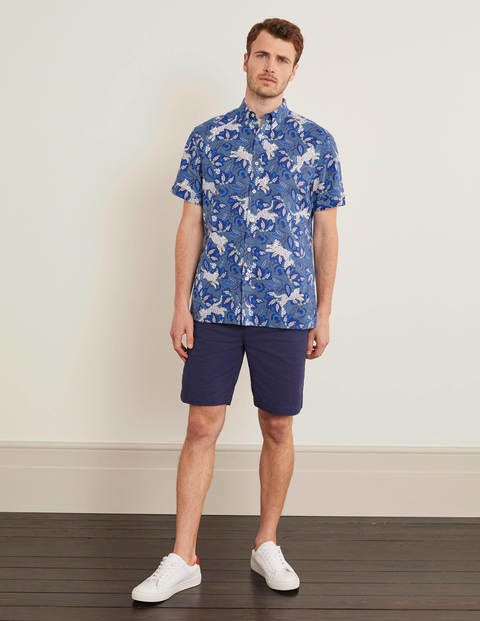 Malton Short Sleeve Shirt - Blues Cheetah Malton Short Sleeve Shirt - Blues Cheetah