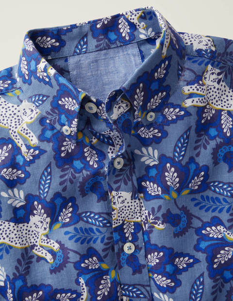 Malton Short Sleeve Shirt - Blues Cheetah Malton Short Sleeve Shirt - Blues Cheetah