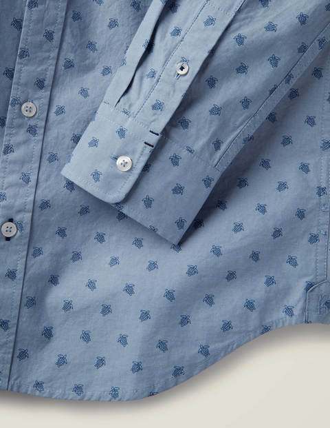 Slim Fit Pattern Shirt - Turtle Geo Slim Fit Pattern Shirt - Turtle Geo