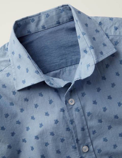 Slim Fit Pattern Shirt - Turtle Geo Slim Fit Pattern Shirt - Turtle Geo