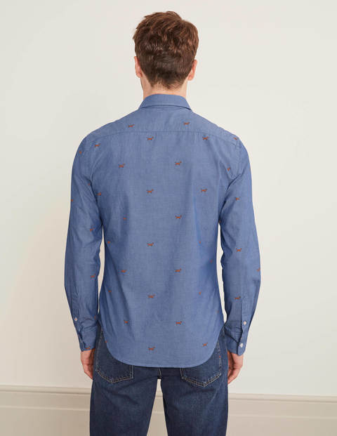 Slim Fit Pattern Shirt - Daschund Slim Fit Pattern Shirt - Daschund