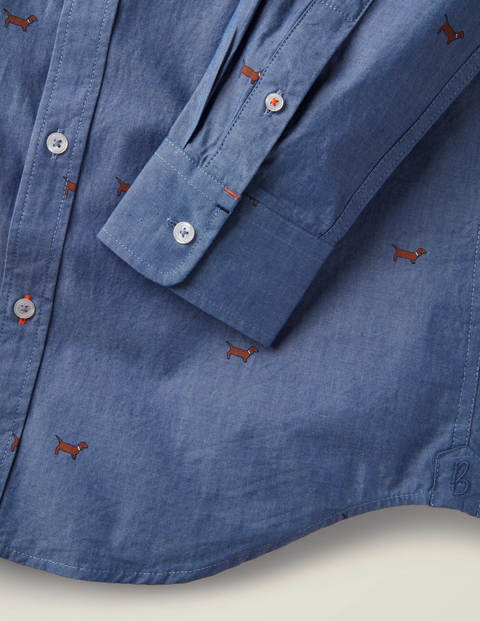 Slim Fit Pattern Shirt - Daschund Slim Fit Pattern Shirt - Daschund