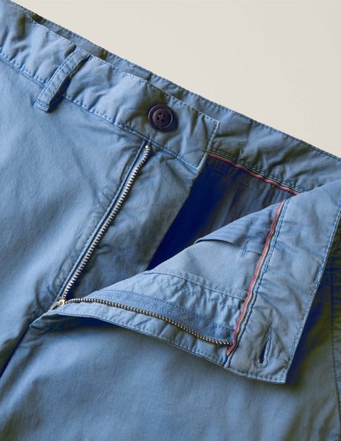 Chino léger coupe slim - Bleu orage Chino léger coupe slim - Bleu orage