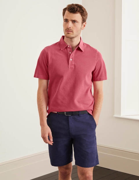 Garment Dye Polo - Rose Blossom Garment Dye Polo - Rose Blossom