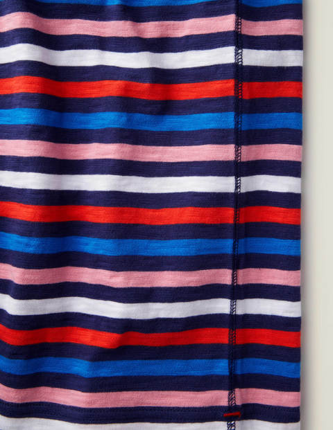 Summer Stripe Crew - College Navy Multi Stripe Summer Stripe Crew - College Navy Multi Stripe