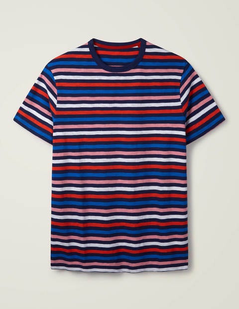 Summer Stripe Crew - College Navy Multi Stripe Summer Stripe Crew - College Navy Multi Stripe