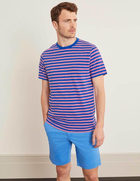 Summer Stripe Crew - Bold Blue/Formica Pink Summer Stripe Crew - Bold Blue/Formica Pink