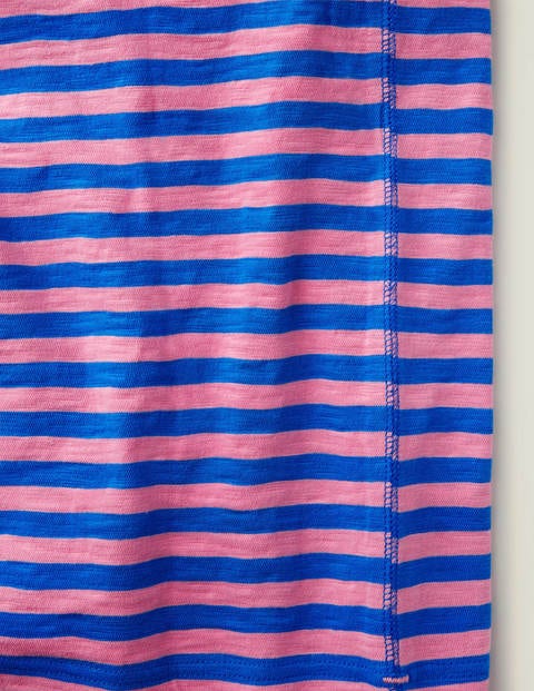 Summer Stripe Crew - Bold Blue/Formica Pink Summer Stripe Crew - Bold Blue/Formica Pink