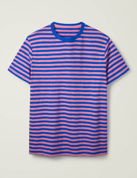 Summer Stripe Crew - Bold Blue/Formica Pink Summer Stripe Crew - Bold Blue/Formica Pink