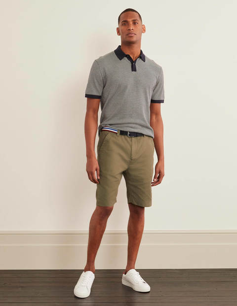 Stripe Knitted Polo - Navy Stripe Stripe Knitted Polo - Navy Stripe