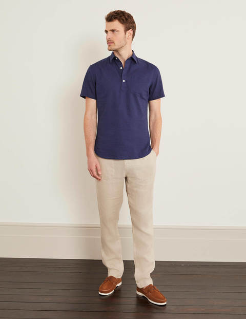 Relaxed Linen Trousers - Stone Relaxed Linen Trousers - Stone