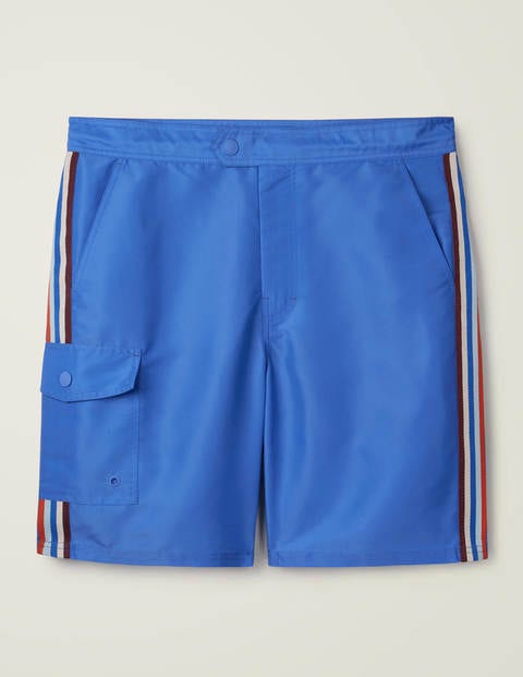 Short de bain - Rayé bleu Malibu Short de bain - Rayé bleu Malibu